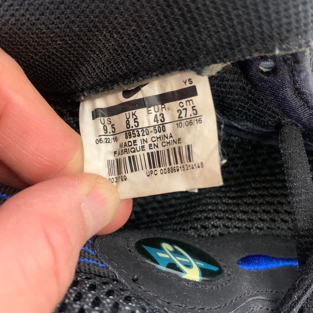 Nike Air Foamposite One Royal Blue Sneakers - Picture 7 of 8